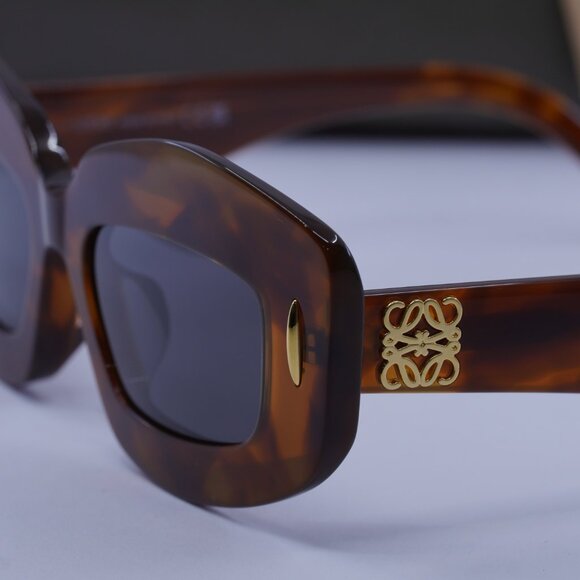 Loewe LW40114F 53A Cat Eye Sunglasses – Havana\\Smoke main image 6